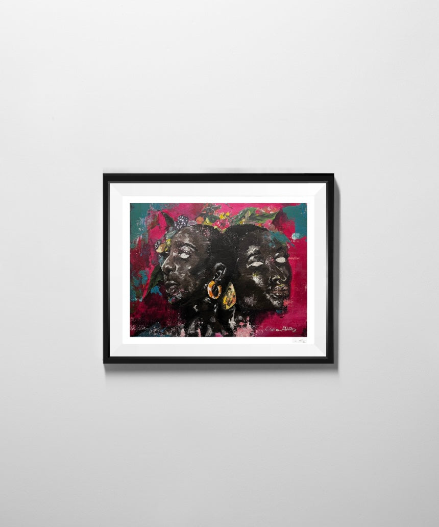 BEAUTIFUL PEOPLE - COLOUR FULL PEOPLE ( Paper on print)