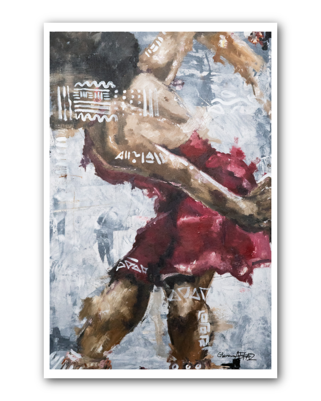 Last Dance in the Red Dress Print