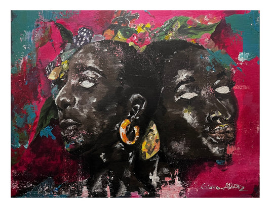 BEAUTIFUL PEOPLE - COLOUR FULL PEOPLE ( Paper on print)
